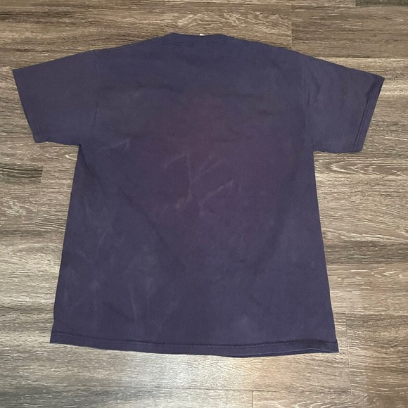 NFL Houston Texans AFC Football T Shirt XL Puff Print Navy‎ Blue Logo - Picture 4 of 4